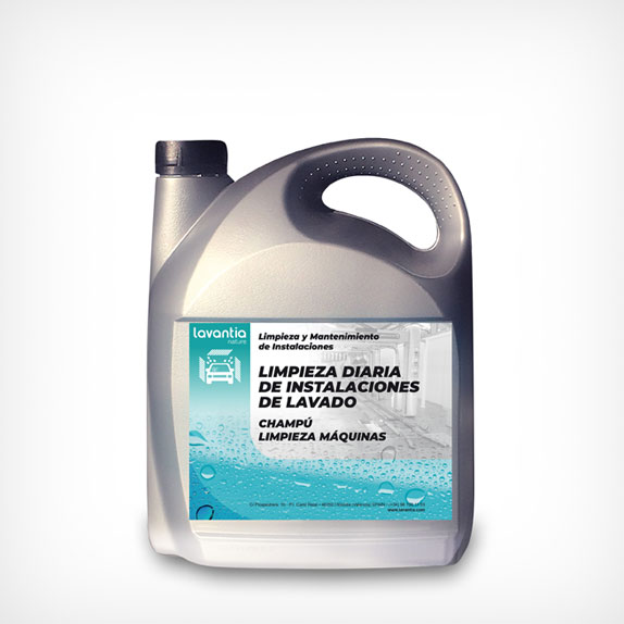 Detergente limpiador de máquinas de lavado de coches