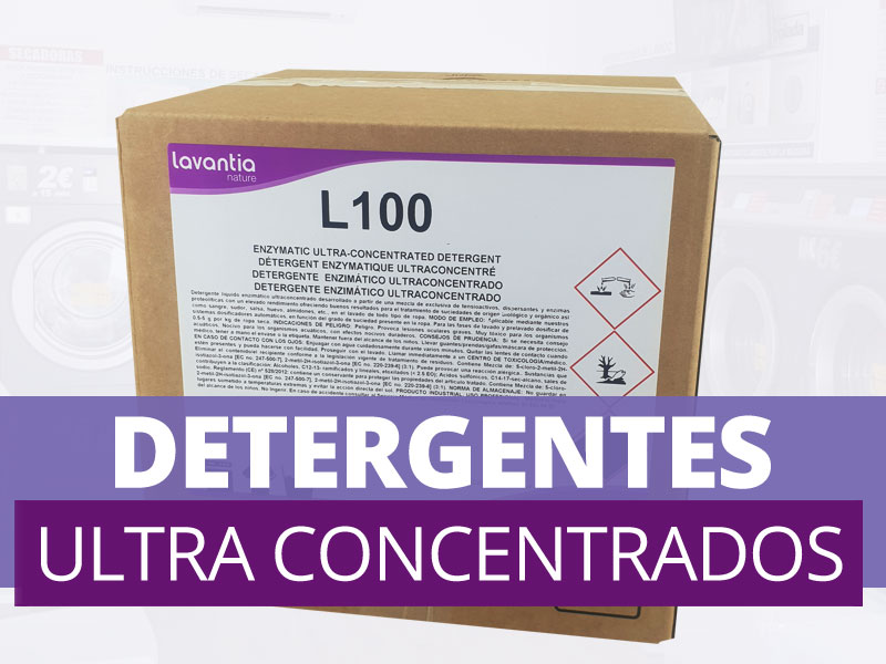 detergentes lavandería concentrados y ultra concentrados