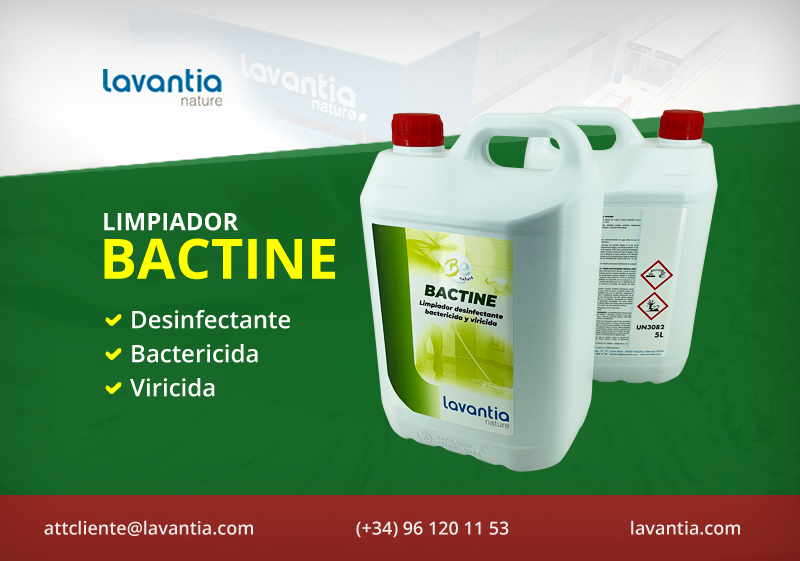 Limpiador desinfectante bactericida y viricida