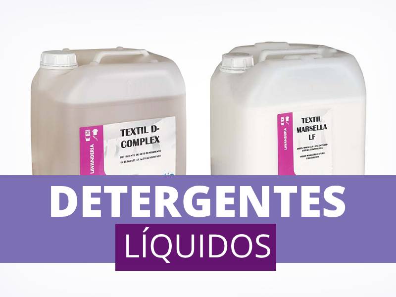 detergentes lavandería líquidos